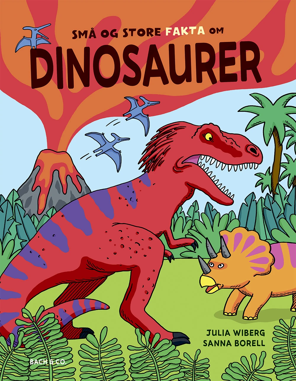 Omslag til Små og store fakta om dinosaurer
